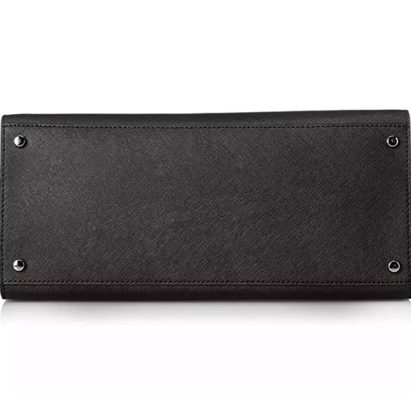 KATE SPADE CAMERON LARGE POCKET TOTE LEATHER BLACK - Picture 7 of 8